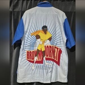 Vintange FUBU Blue and Gray Shirt